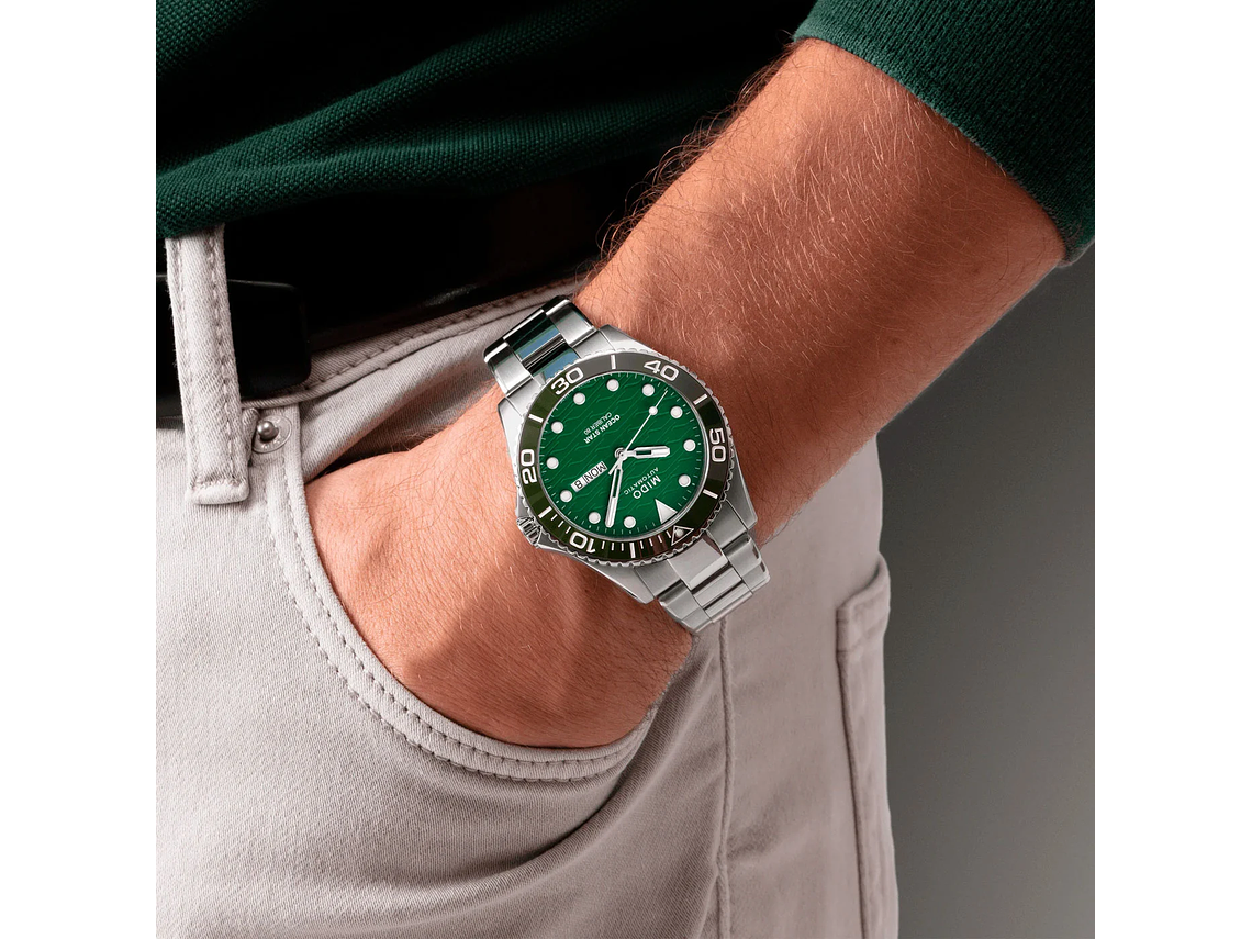 RELOJ MIDO OCEAN STAR 200C VERDE 1