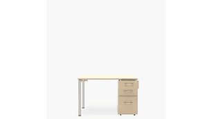 ESCRITORIO FORM OFFICE NEO 120X60 CON CAJONERA MELAMINA METAL