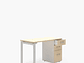 ESCRITORIO FORM OFFICE NEO 120X60 CON CAJONERA MELAMINA METAL - Miniatura 3