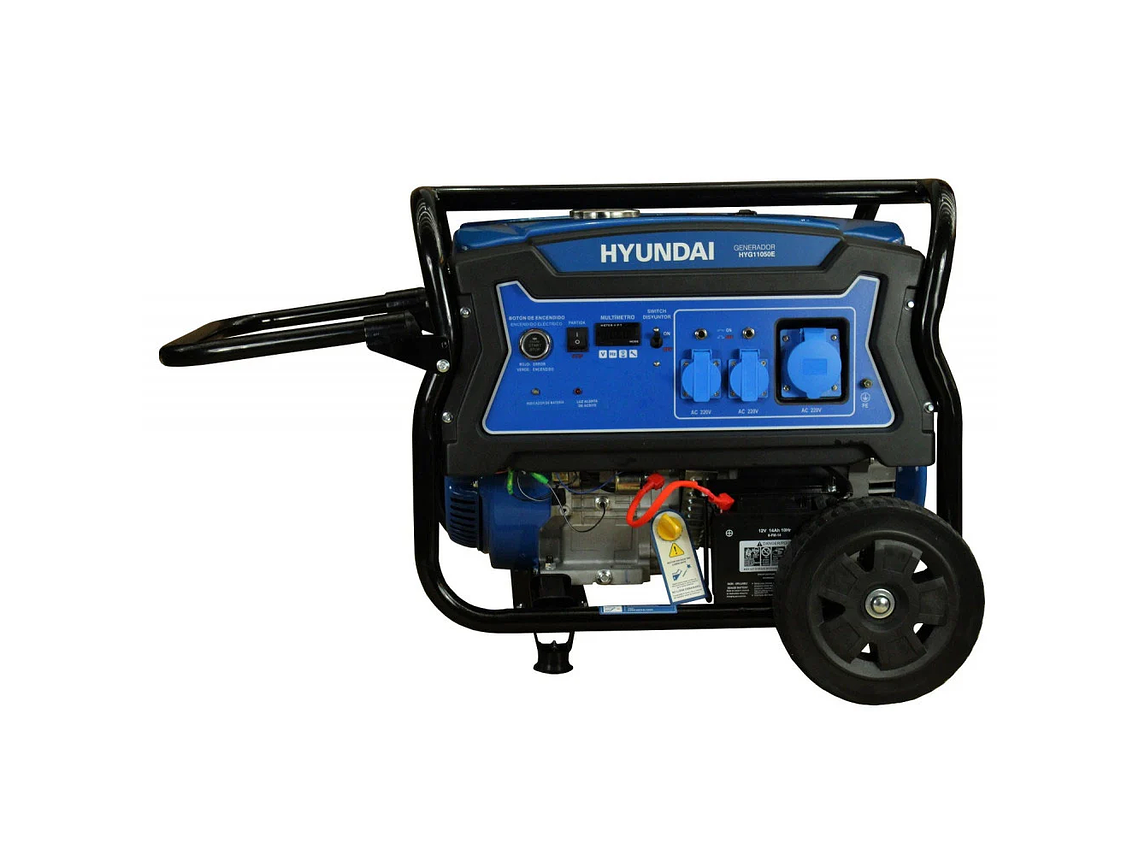 GENERADOR HYUNDAI GASOLINA 7,5/8,3KVA P/ELECTRICA ABIERTO 1
