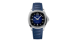 RELOJ MIDO MULTIFORT TV BIG DATE RESINA AZUL