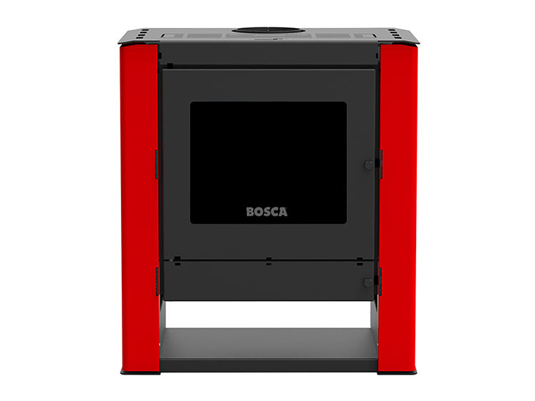 CALEFACTOR BOSCA A LEÑA GOLD 500 ROJO BLACK VISION 3