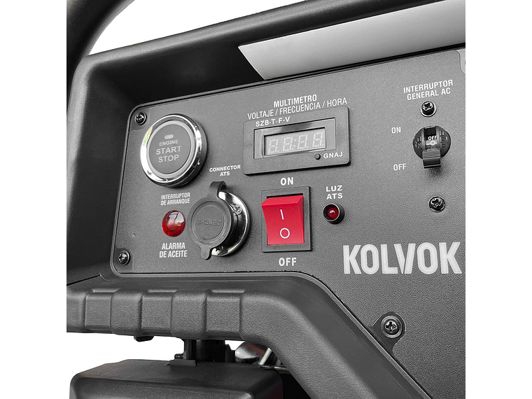 GENERADOR MONOFÁSICO KOLVOK GO70GTA 6.5 KVA GASOLINA 2