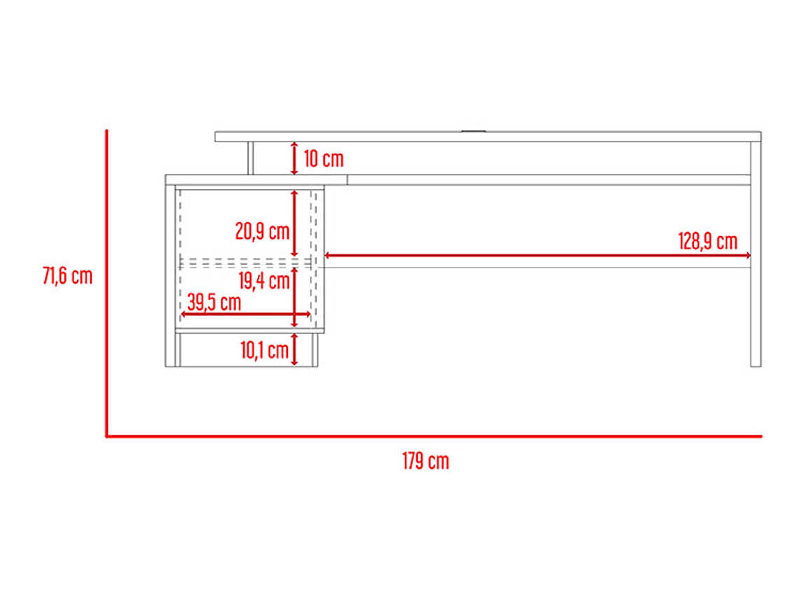 ESCRITORIO TUHOME OFFICE 14 4