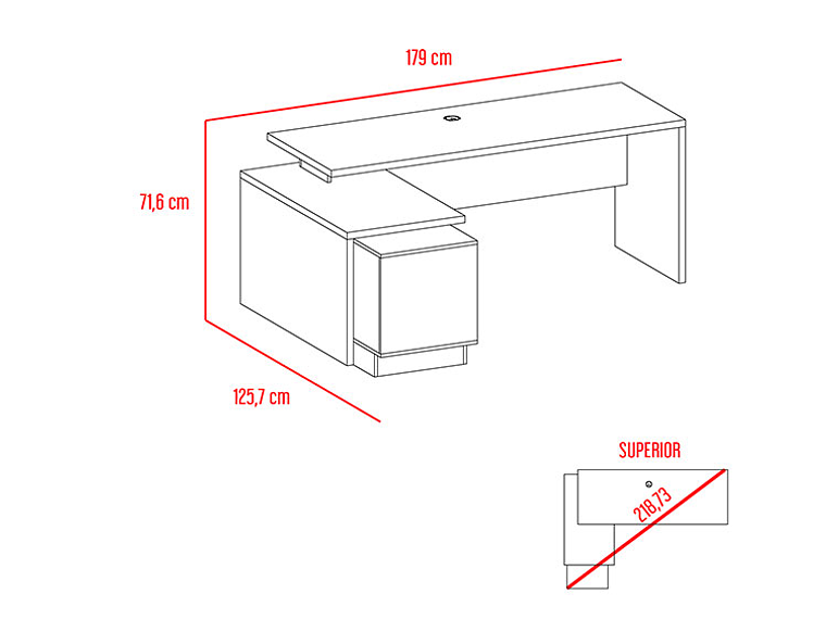 ESCRITORIO TUHOME OFFICE 14 5