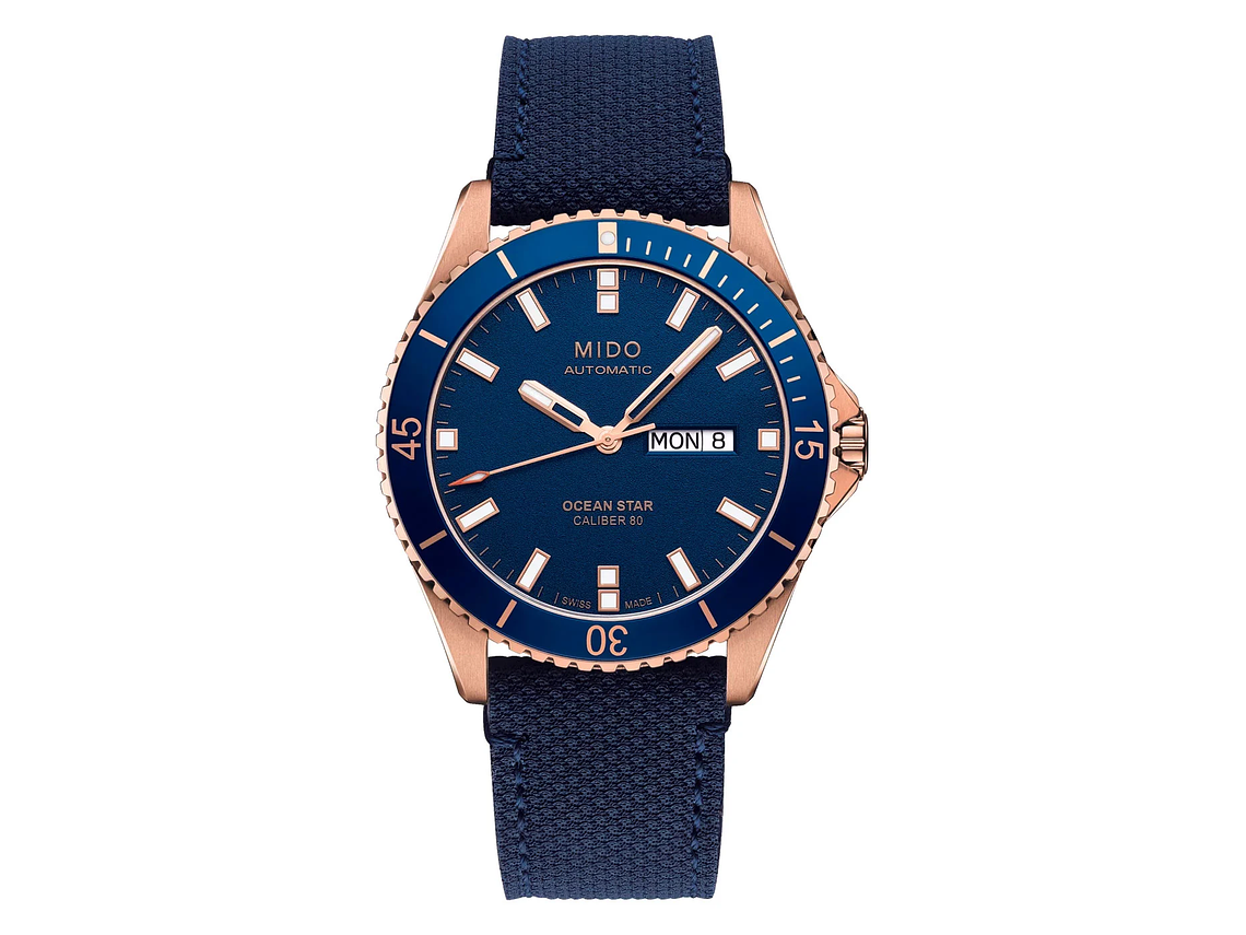 RELOJ MIDO OCEAN STAR 200 AZUL 1