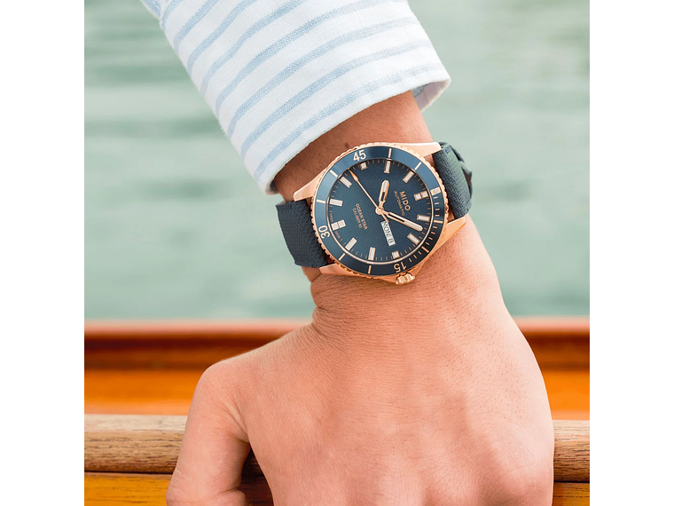 RELOJ MIDO OCEAN STAR 200 AZUL 3