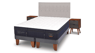 JUEGO DE DORMITORIO CIC CAMA EUROPEA SUPER PREMIUM KING + SET TIGRIS