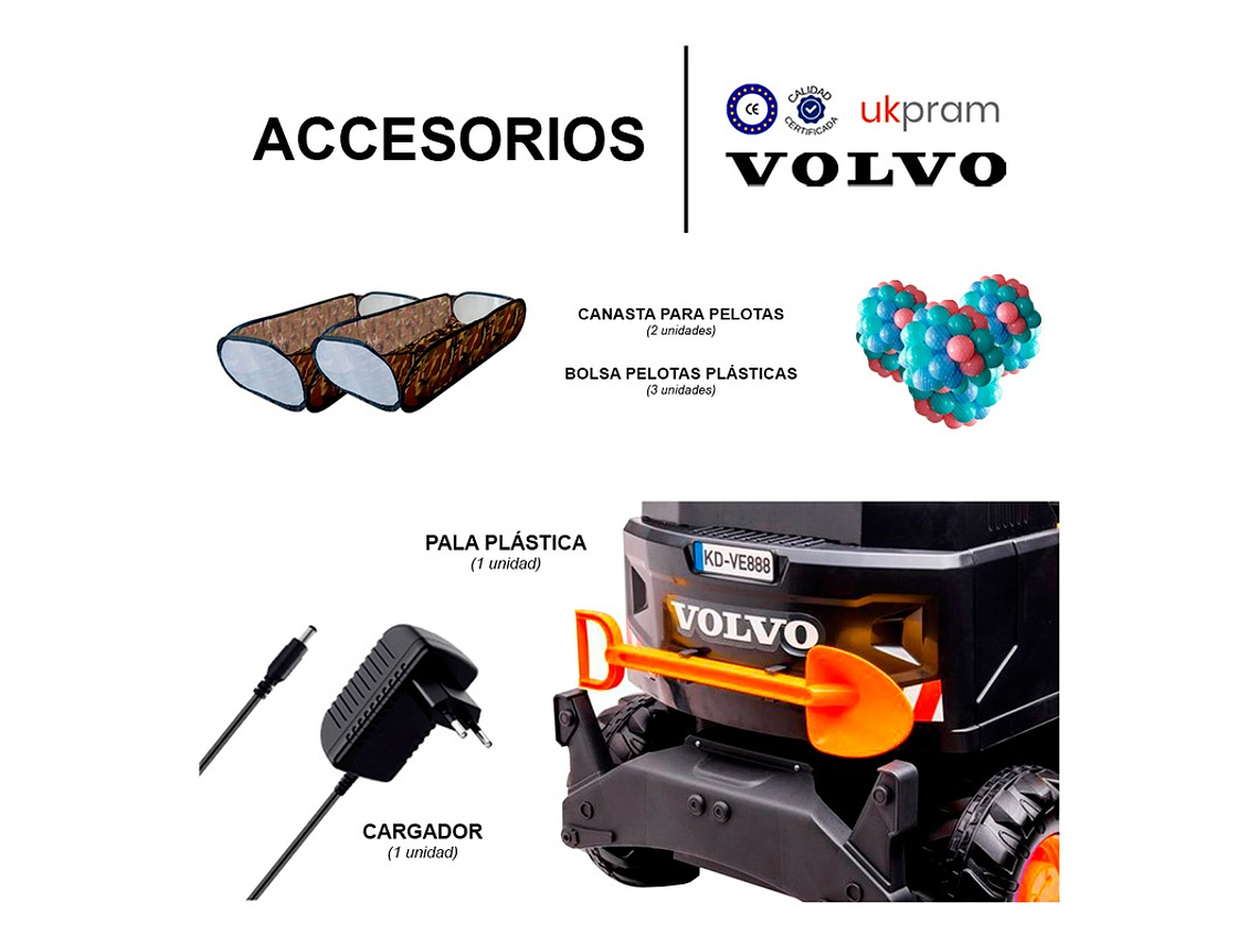 AUTO A BATERIA EXCAVADORA VOVO 2022 4