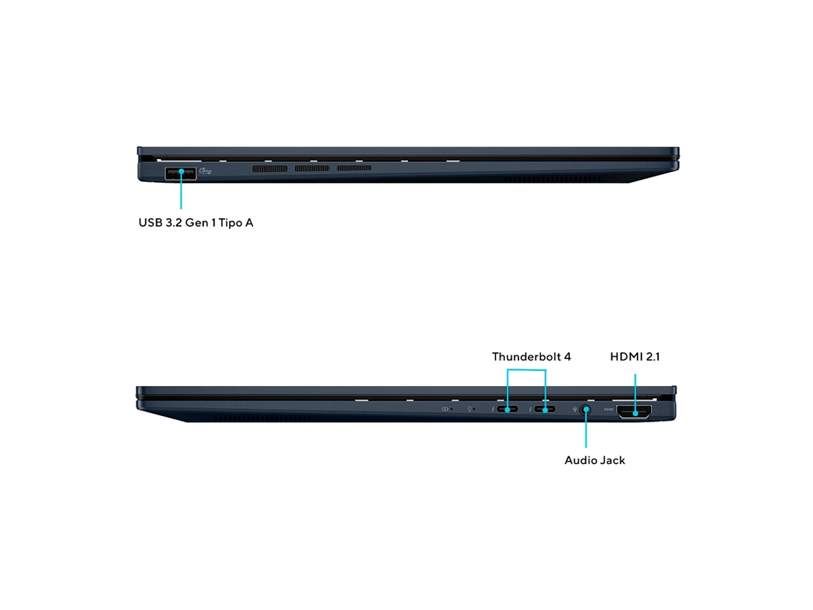 NOTEBOOK ASUS ZENBOOK 14 UX3405 INTEL CORE ULTRA 7 16GB RAM 1TB SSD OLED TOUCH 14” 2