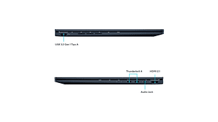 NOTEBOOK ASUS ZENBOOK 14 UX3405 INTEL CORE ULTRA 7 16GB RAM 1TB SSD OLED TOUCH 14”