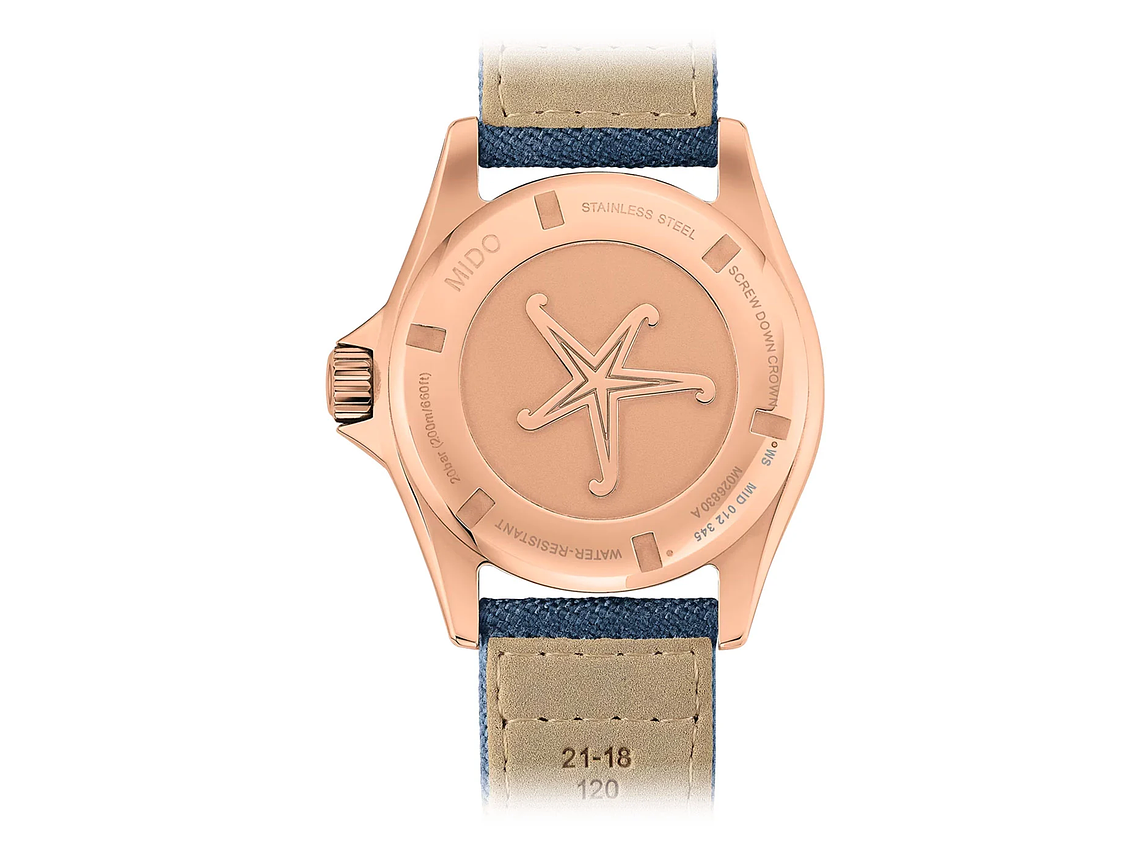 RELOJ MIDO OCEAN STAR TRIBUTE TEXTIL AZUL 3