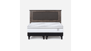 CAMA EUROPEA NEO PLUS KING 180X200 CM + RESPALDO NEW RAY