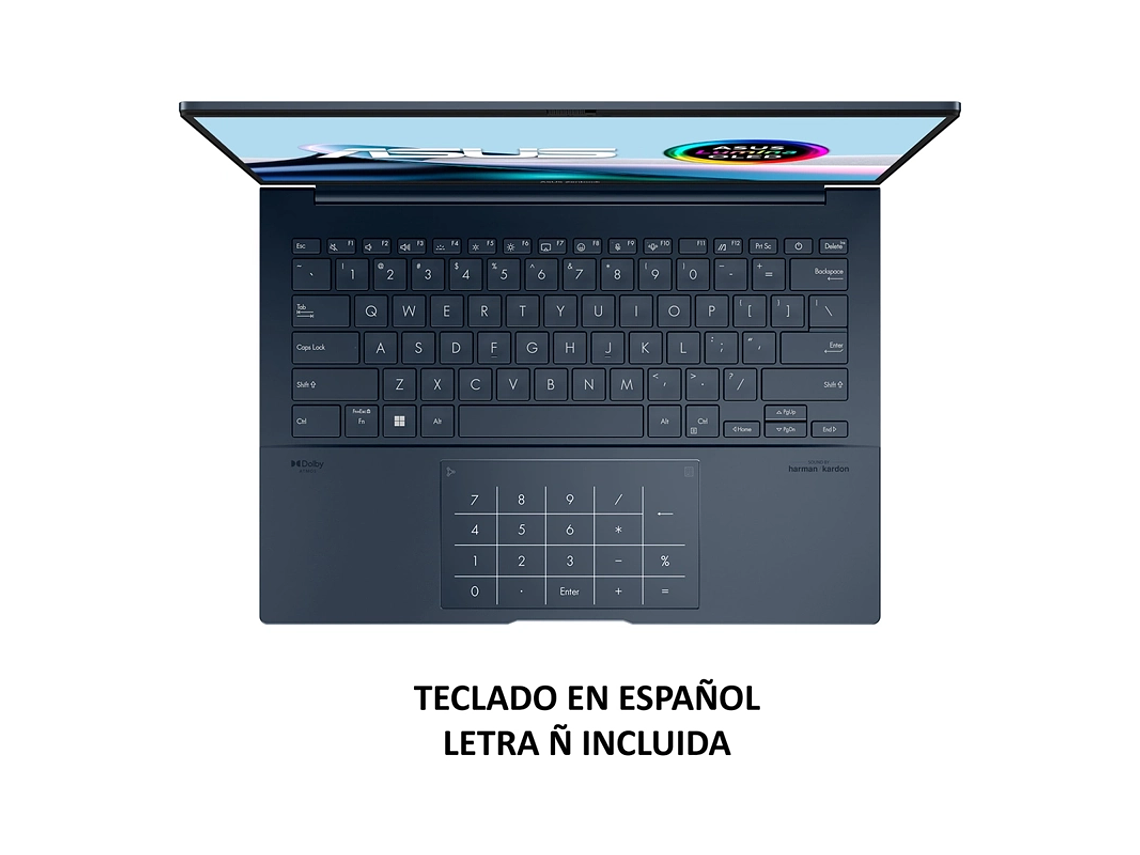 NOTEBOOK ASUS ZENBOOK 14 UX3405 INTEL CORE ULTRA 7 16GB RAM 1TB SSD OLED TOUCH 14” 6