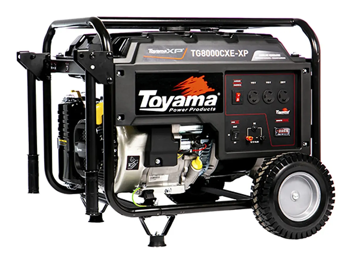 GENERADOR TOYAMA BENCINERO 6.5KW PART. ELEC. 1.5HP 201-007C 1