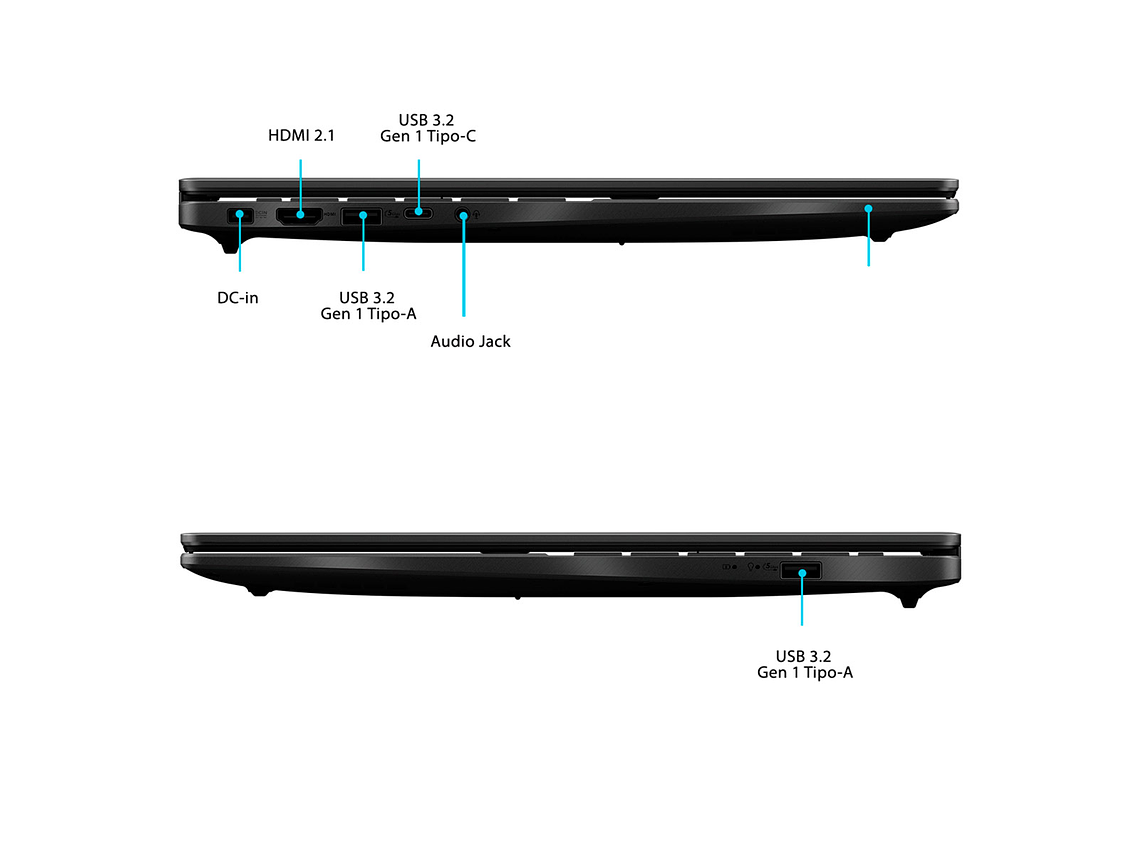 NOTEBOOK GAMER ASUS V16 V3607VH-PL057W INTEL CORE 7 16GB RAM 512GB SDD NVIDIA RTX 5050 16'' 4