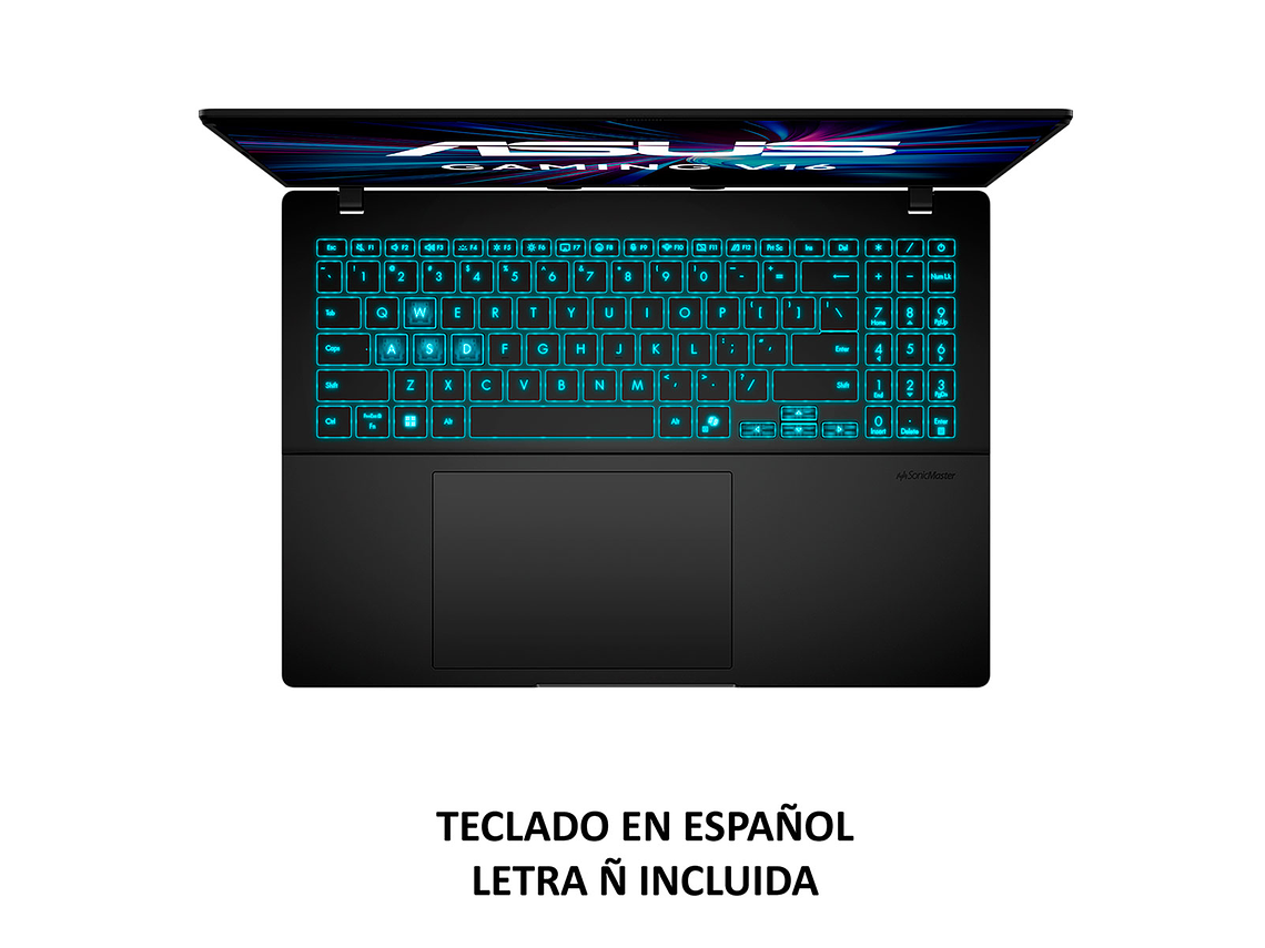 NOTEBOOK GAMER ASUS V16 V3607VH-PL057W INTEL CORE 7 16GB RAM 512GB SDD NVIDIA RTX 5050 16'' 7