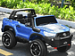 AUTO TOYOTA HILUX RUGGED X 12V BLUE PINTURA REAL - Miniatura 2