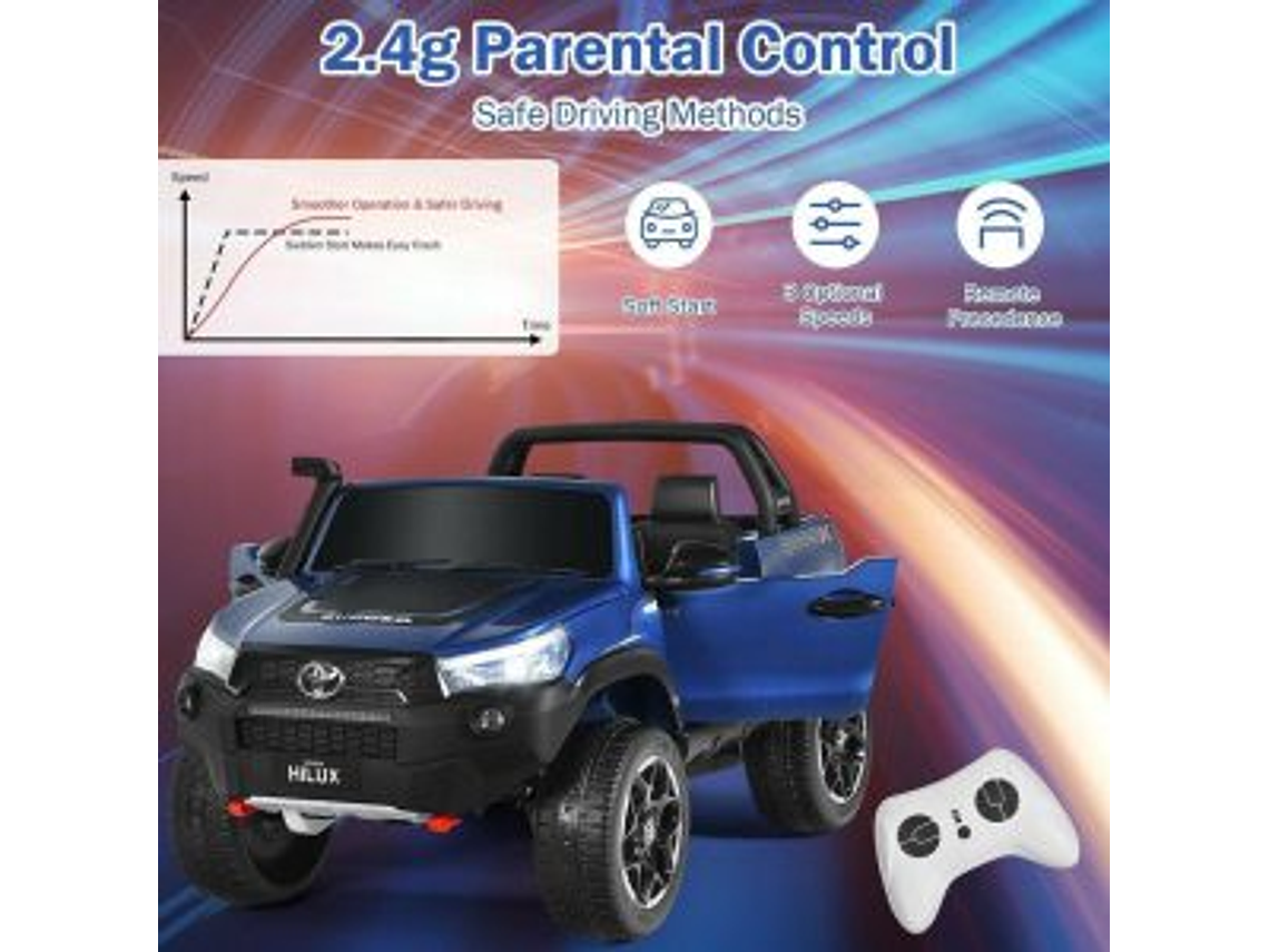 AUTO TOYOTA HILUX RUGGED X 12V BLUE PINTURA REAL 5