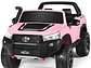 AUTO TOYOTA HILUX RUGGED X 12V PINK - Miniatura 1