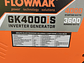 GENERADOR FLOWMAK GK4000IS 220 V 3600 W GASOLINA INVERTER - Miniatura 5
