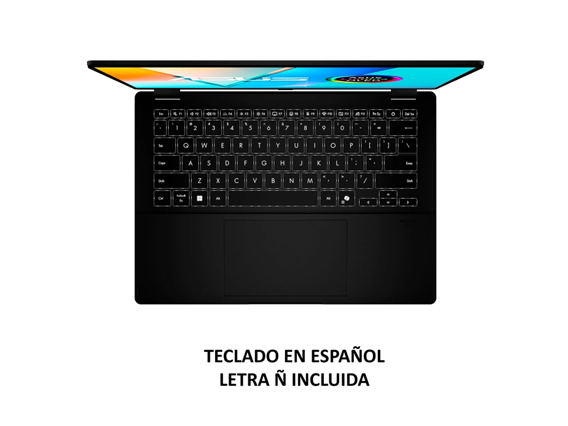NOTEBOOK ASUS VIVOBOOK 14 FLIP TP3407SA-QL085W INTEL CORE ULTRA 7 16GB RAM 1TBSSD PANTALLA TOUCH 14