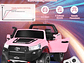 AUTO TOYOTA HILUX RUGGED X 12V PINK - Miniatura 5
