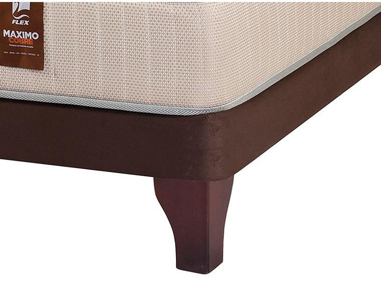 JUEGO DE DORMITORIO FLEX CAMA EUROPEA MÁXIMO COBRE SÚPER KING + RESPALDO DESIGN CRUDO 3