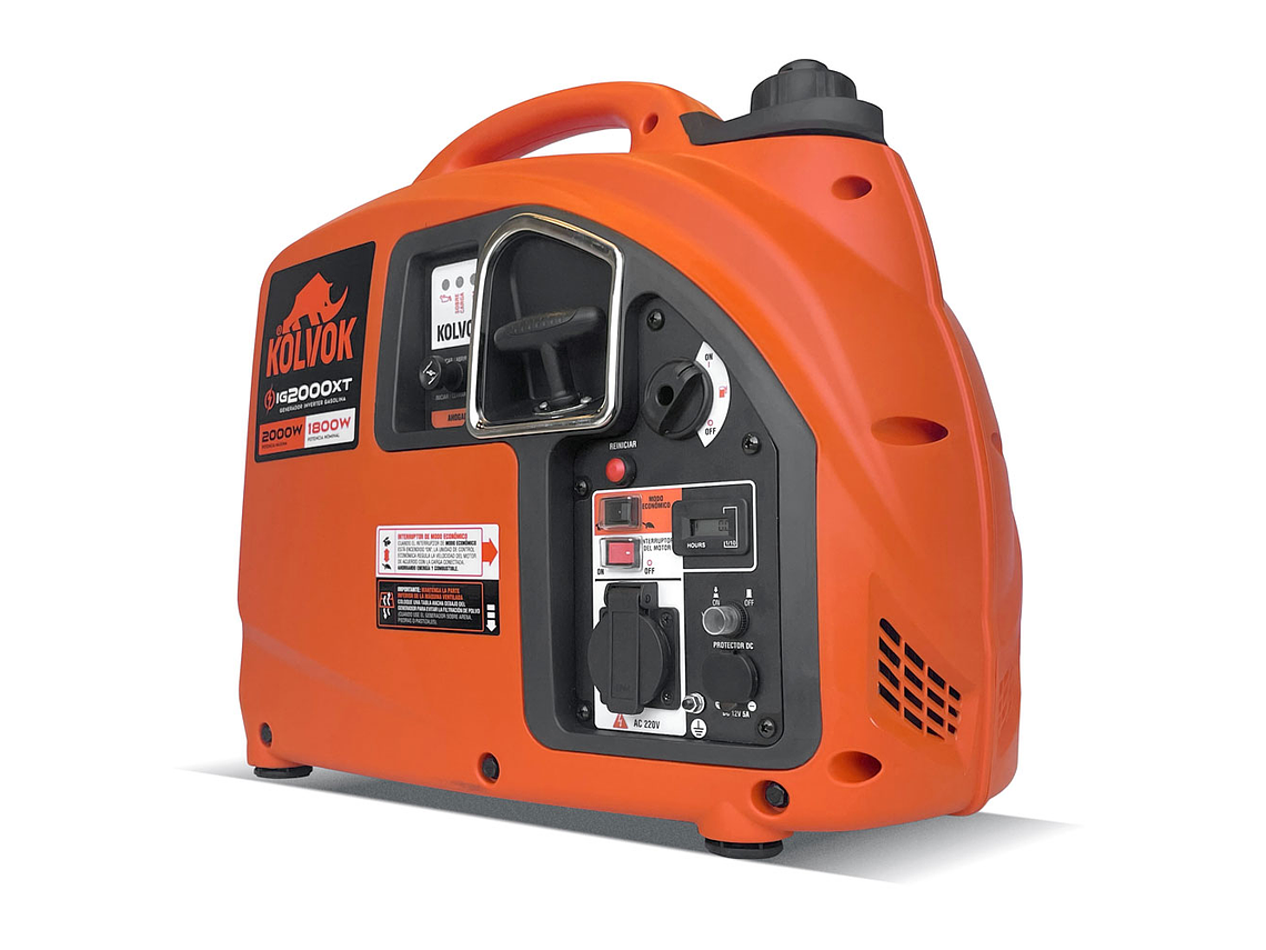 GENERADOR MONOFÁSICO KOLVOK IG2000XT 2KVA GASOLINA 1