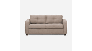 SOFÁ CAMA ROSEN VALENTINO 2 CUERPOS CAFE CLARO VISÓN