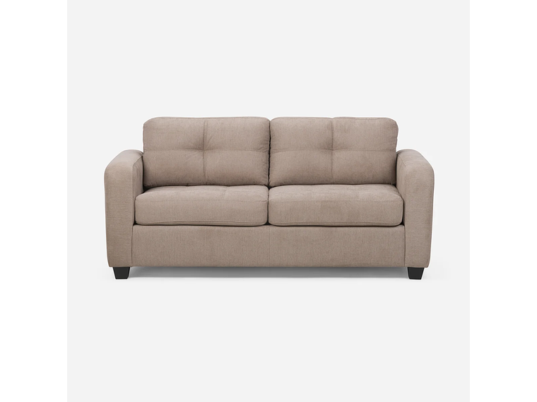 SOFÁ CAMA ROSEN VALENTINO 2 CUERPOS CAFE CLARO VISÓN 2