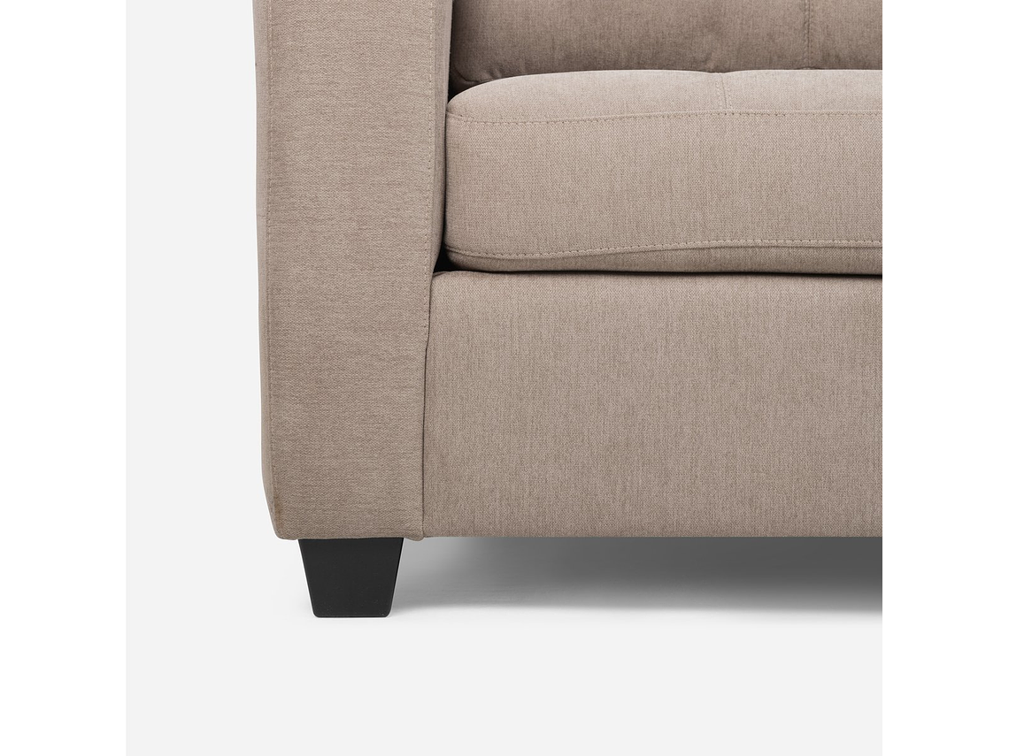 SOFÁ CAMA ROSEN VALENTINO 2 CUERPOS CAFE CLARO VISÓN 5