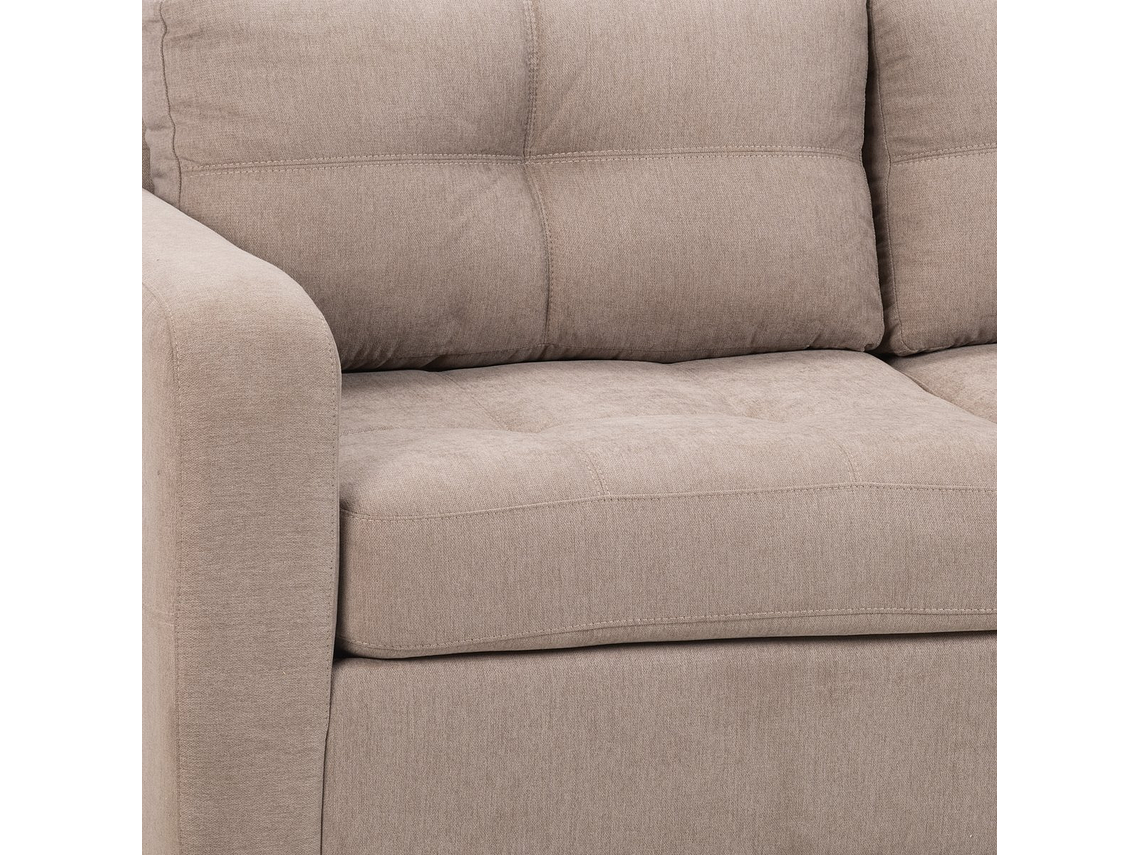 SOFÁ CAMA ROSEN VALENTINO 2 CUERPOS CAFE CLARO VISÓN 7