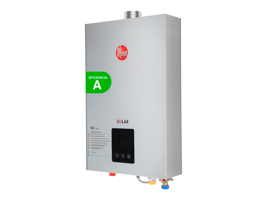 CALEFONT 12 LITROS GAS NATURAL TIRO FORZADO RHEEM 1