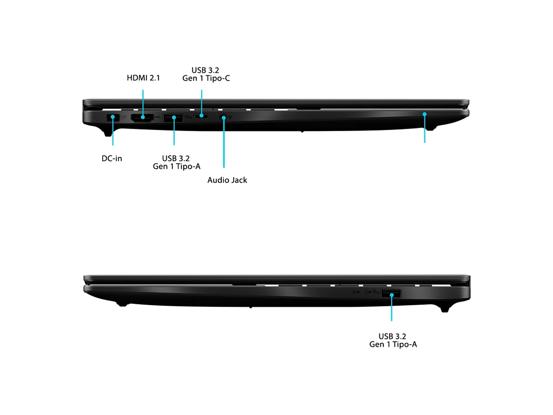 NOTEBOOK ASUS V16 GAMING V3607VU-RP222W INTEL CORE 7 16GB RAM 512GB SSD NVIDIA RTX4050 16