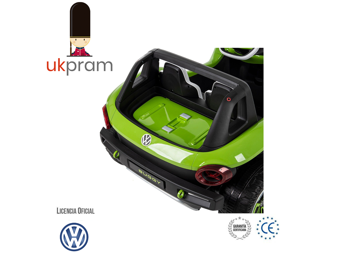 BUGGY A BATERIA VOLKSWAGEN E BUGGY VERDE 4