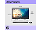 ALL IN ONE HP 24-CB1027LA INTEL CORE I5 8GB RAM 512GB SSD 23.8