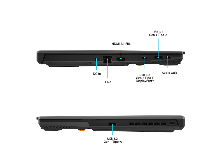 NOTEBOOK ASUS TUF GAMING F16 I7 16GB RAM 512SSD RTX 4050 3