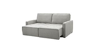 SOFÁ CAMA DECOCASA RECLINABLE DUOMO 3 CUERPOS LINO GRIS