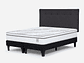 CAMA EUROPEA NEO PLUS KING + RESPALDO NEW BENNET GRAFITO - Miniatura 4