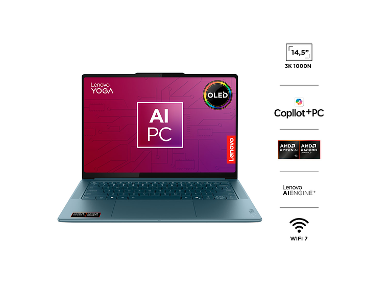 NOTEBOOK LENOVO YOGA PRO 7 AMD RYZEN 9 32GB RAM 1TB SSD 14.5” 8