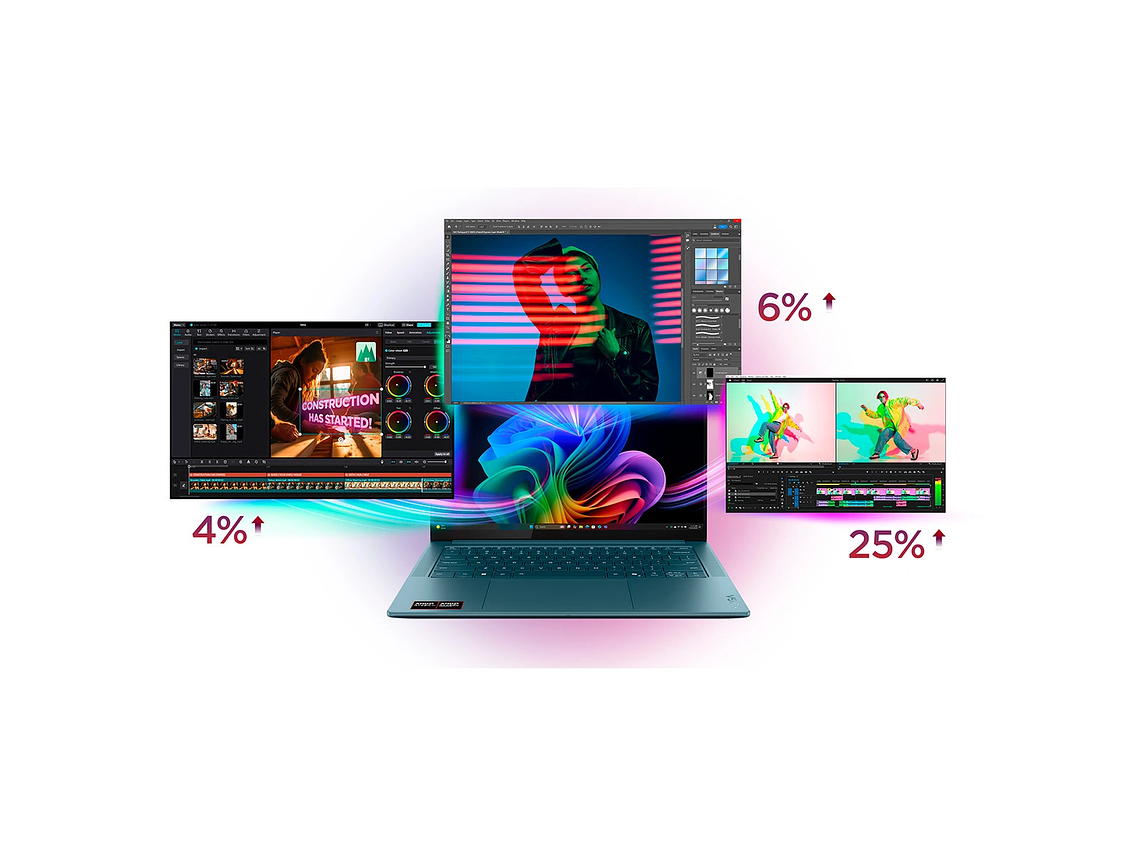 NOTEBOOK LENOVO YOGA PRO 7 AMD RYZEN 9 32GB RAM 1TB SSD 14.5” 9