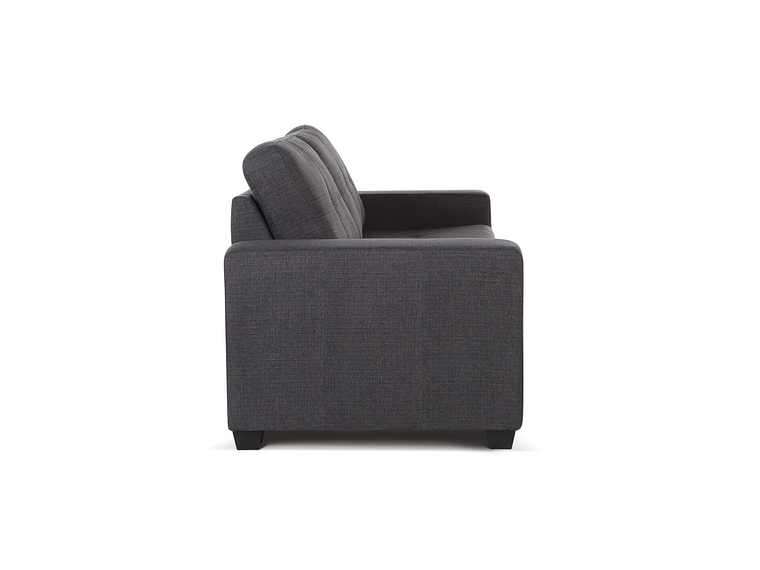 SOFÁ CAMA DREAM 3 CUERPOS TELA CHARCOAL 2