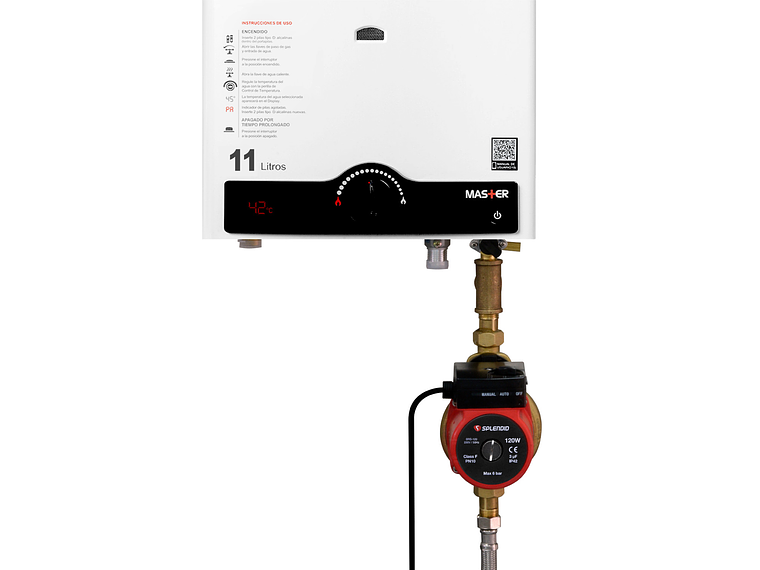 CALEFONT GAS NATURAL 11L T. NATURAL + BOMBA PRESURIZADORA 2