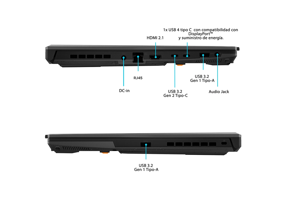 NOTEBOOK ASUS TUF GAMING A16 RYZEN 7 16GB RAM 512GB SSD RTX 4050 2