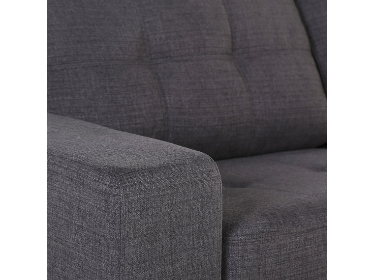 SOFÁ CAMA DREAM 3 CUERPOS TELA CHARCOAL 9