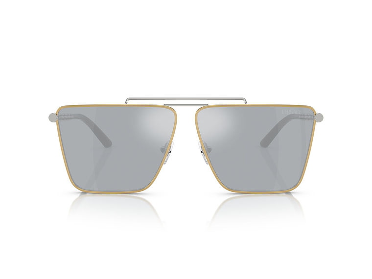 LENTES DE SOL DORADO ESPEJADOS VERSACE 1