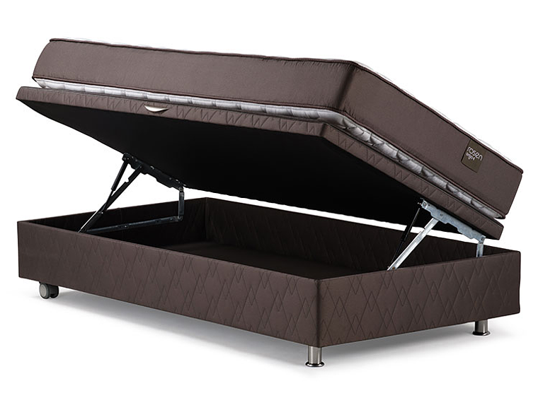 JUEGO DE DORMITORIO ROSEN CAMA BOXET ERGO T 1 PLAZA + SET FERRARA 2