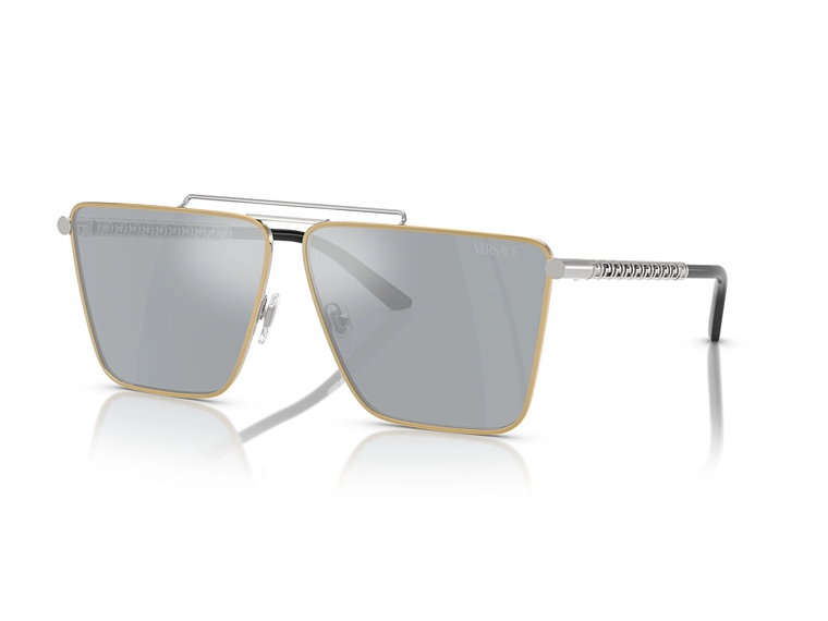 LENTES DE SOL DORADO ESPEJADOS VERSACE 3