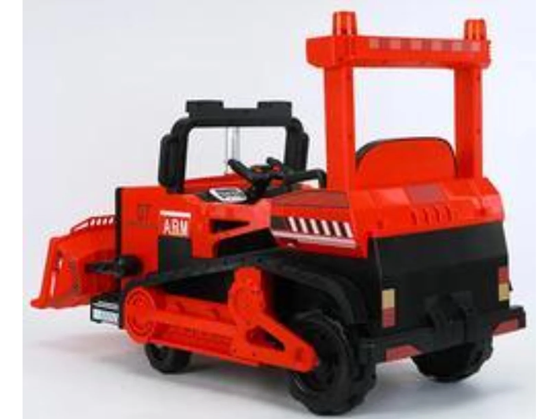 AUTO A BATERIA 12V EXCAVADORA ROJO 2